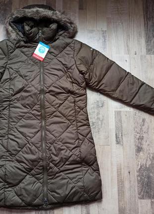 Пальто пух columbia оригинал, размер xs