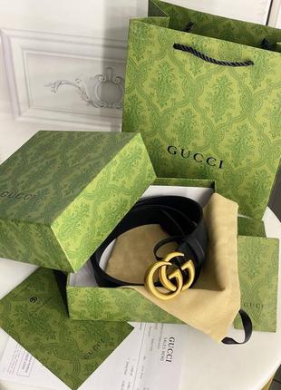 Пояс gucci кожаный3 фото