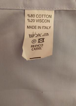 Приталені сорочка від італійського бренду franco cassel.4 фото