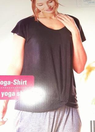 Оригинальная футболка блуза для йоги и спорта lidl, германия, размер укр 46-50
