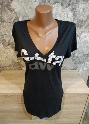 G-star raw женская футболка размер xl черного цвета