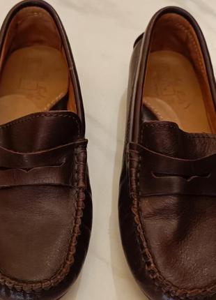 Макасины кожаные детские