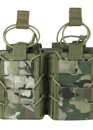 Подсумок тактический под магазины ак kombat uk delta fast mag double мультикам ku_22