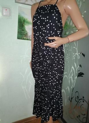 Сукня сарафан в горошок asos6 фото
