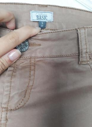 Женские джинсовые шорты летние бежевые basic4 фото