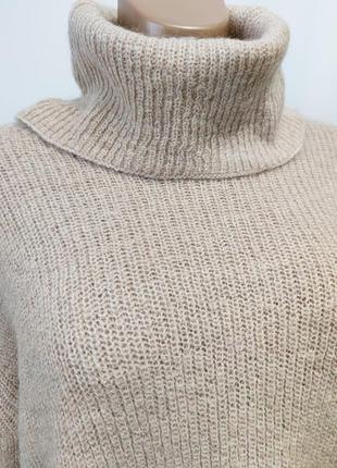 Cos шерстяной мохеровый свитер джемпер оверсайз персиковый /6741/4 фото