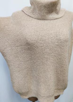 Cos шерстяной мохеровый свитер джемпер оверсайз персиковый /6741/5 фото