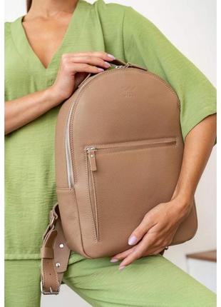 Рюкзак кожаный женский карамель groove-m2 фото