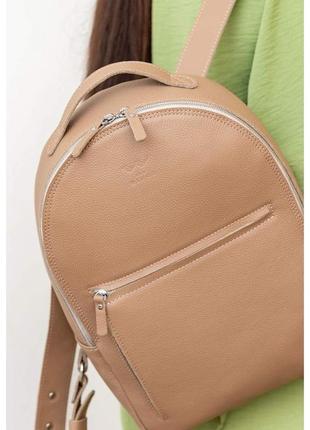 Рюкзак кожаный женский карамель groove-m7 фото