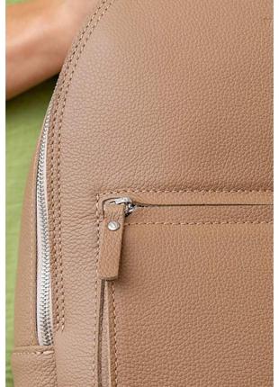 Рюкзак кожаный женский карамель groove-m6 фото