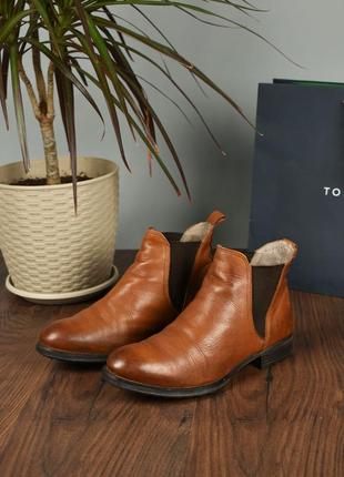 Buffalo женские челси кожаные коричневые размер 38