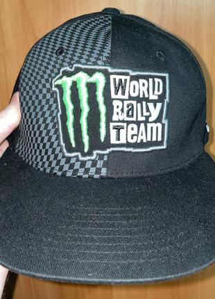 Бейсболка dc shoes monster energy wrt, оригинал, размер s/m