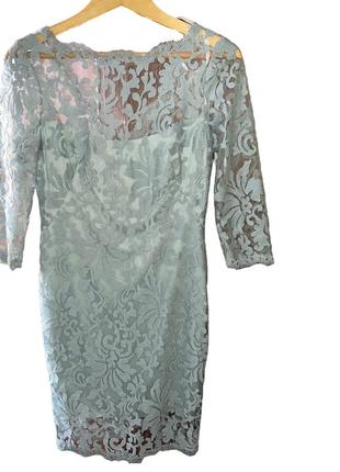 Вечірня сукня tadashi shoji mermaid lace gown 5