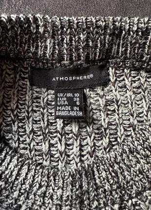 Вязаный свитер atmosphere серый3 фото