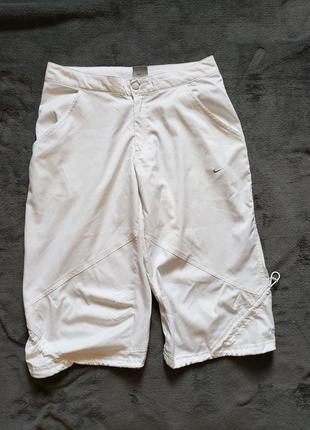 Туристические белые бриджи, штаны nike. 36 р. 165 рост.2 фото