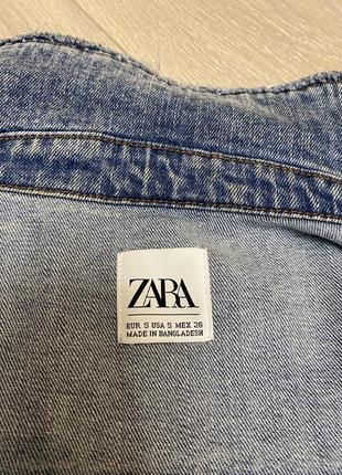 Джинсова куртка zara2 фото