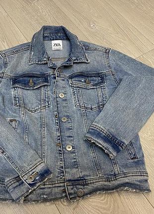 Джинсова куртка zara