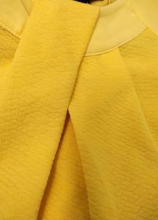 Яркая желтая блуза uk 145 фото