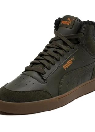 Оригинал! ботинки мужские puma shuffle mid fur (387609-02)