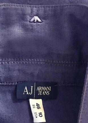 Armani jeans  жакет із 100% льону8 фото