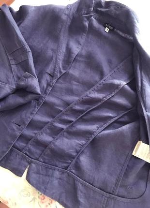Armani jeans  жакет із 100% льону4 фото