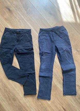 Штаны брюки хлопковые котоновые для мальчика в школу next