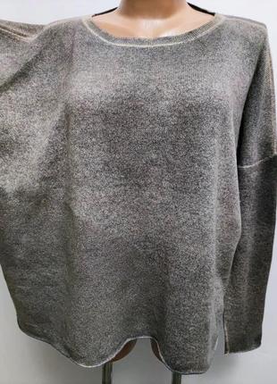Кашеміровий светр джемпер у стилі оверсайз/6782/3 фото