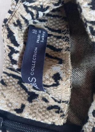 M&amp;s платье трикотаж, animal print8 фото