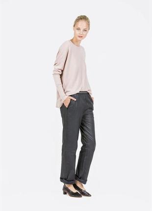 Acne studios шерстяной мериносовый джемпер свитер в стиле оверсайз beige pink /4799/2 фото