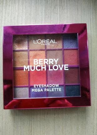 L'oréal berry much love.палетка теней б/у.