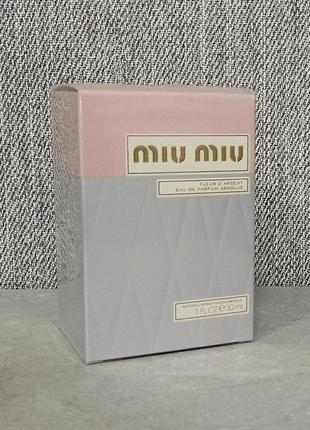 Miu miu fleur d'argent 30 мл для женщин (оригинал)