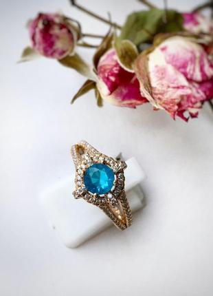 Позолоченное кольцо