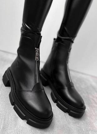 Ботиночки деми из натуральной кожи