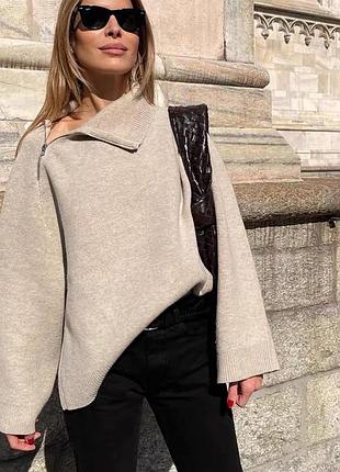 Светер toteme кофта трикотажная кашемир брендовые вещи одежда massimo dutti zara