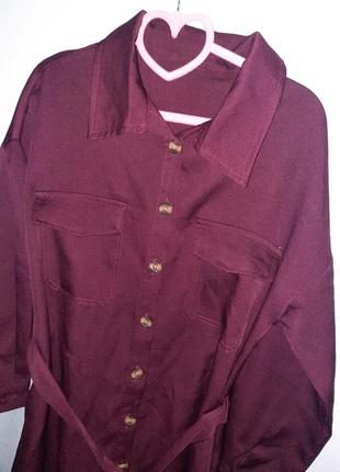 Платье-рубашка, туника, блуза, размер 52-54 (арт1440)2 фото