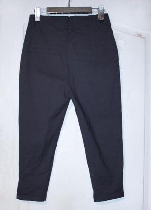 Черные капри бриджи, укороченные брюки китай2 фото