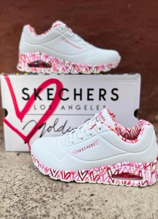 Яскраві та стильні кросівки колаборації skechers x jgoldcrown uno /сша/2 фото