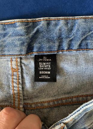 Мужские джинсовые шорты hsm denim3 фото