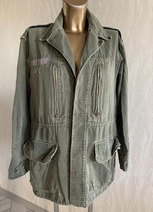 Винтажная военная куртка paris 1968 раритет мужская