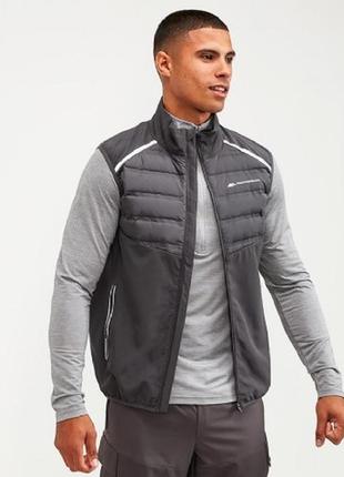 Бігова куртка безрукавка пухова monterrain lirin hybrid jacket - s