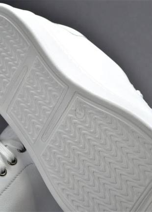 Мужские стильные спортивные туфли кожаные кеды белые vivaro 5566112 фото