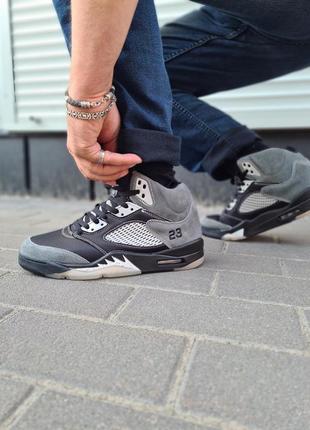 Кожаные кроссовки nike cmft air jordan retro 5