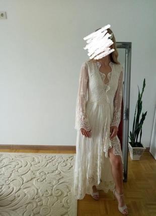 Дизайнерська сукня випускна/сукня на розпис4 фото