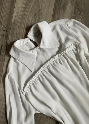 Свободная блуза с воротничком5 фото