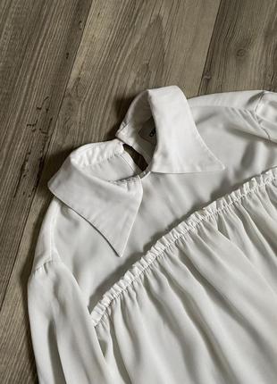 Свободная блуза с воротничком4 фото