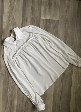 Свободная блуза с воротничком3 фото