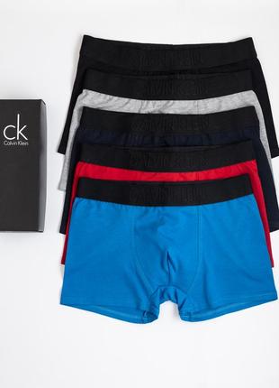 Мужские трусы боксеры calvin klein 3d набор 5 шт.