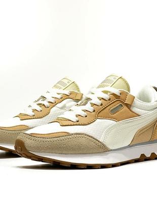 puma Casuals select rider fv fiturev trainers (beige)