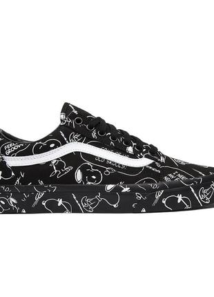 Vans old skool peanuts snoopy black кросівки кеди 383 фото