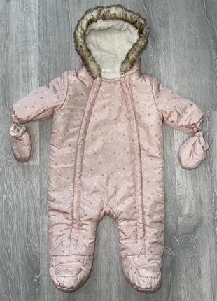 Демисезонный комбинезон f&f , 0-3мес